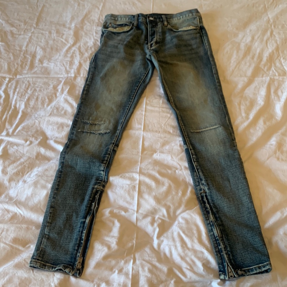 MNML Skinny Zipper Jeans